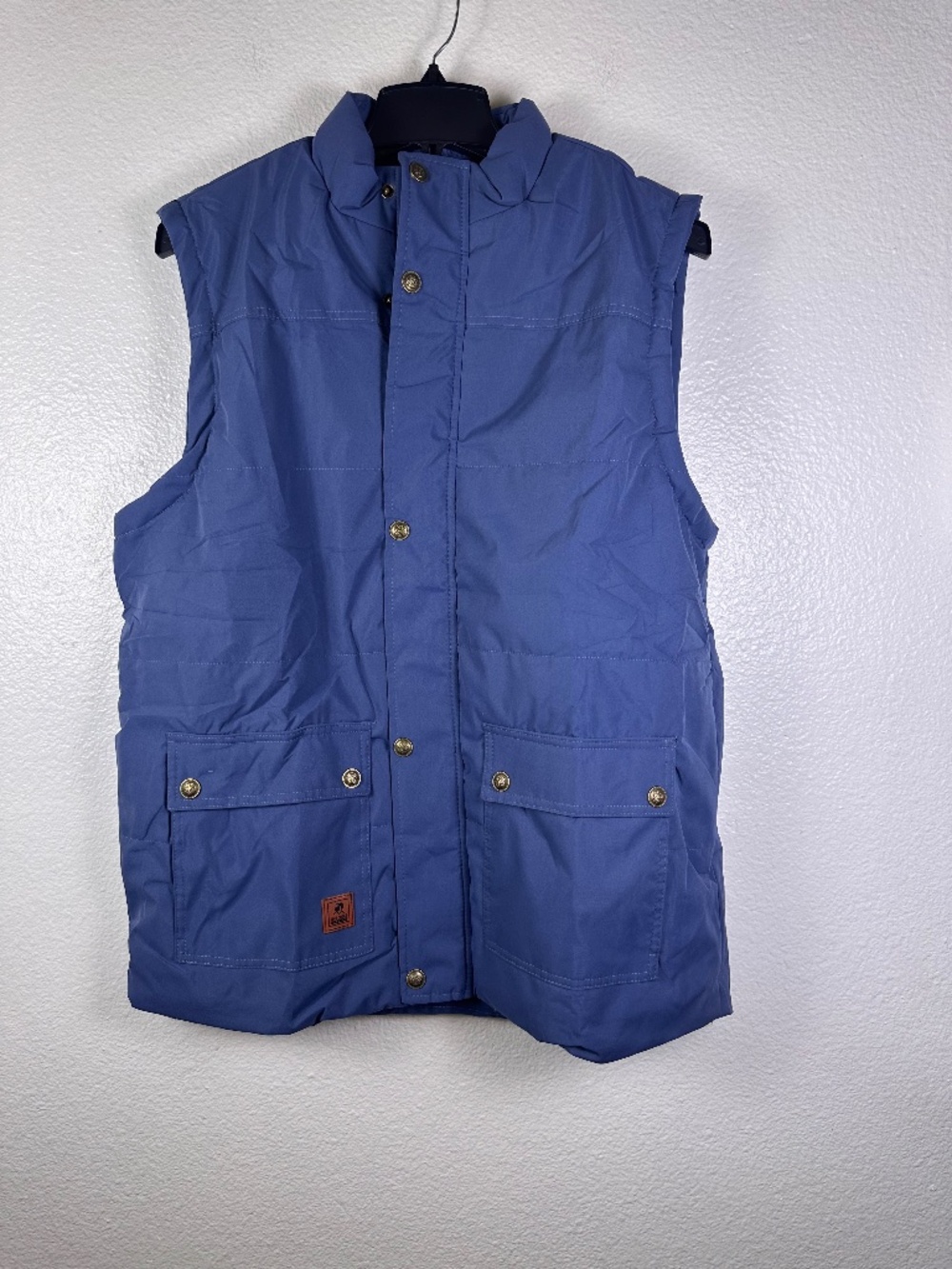 Cool Choice Men's Blue Quilted Utility Vest. Sz XL.
